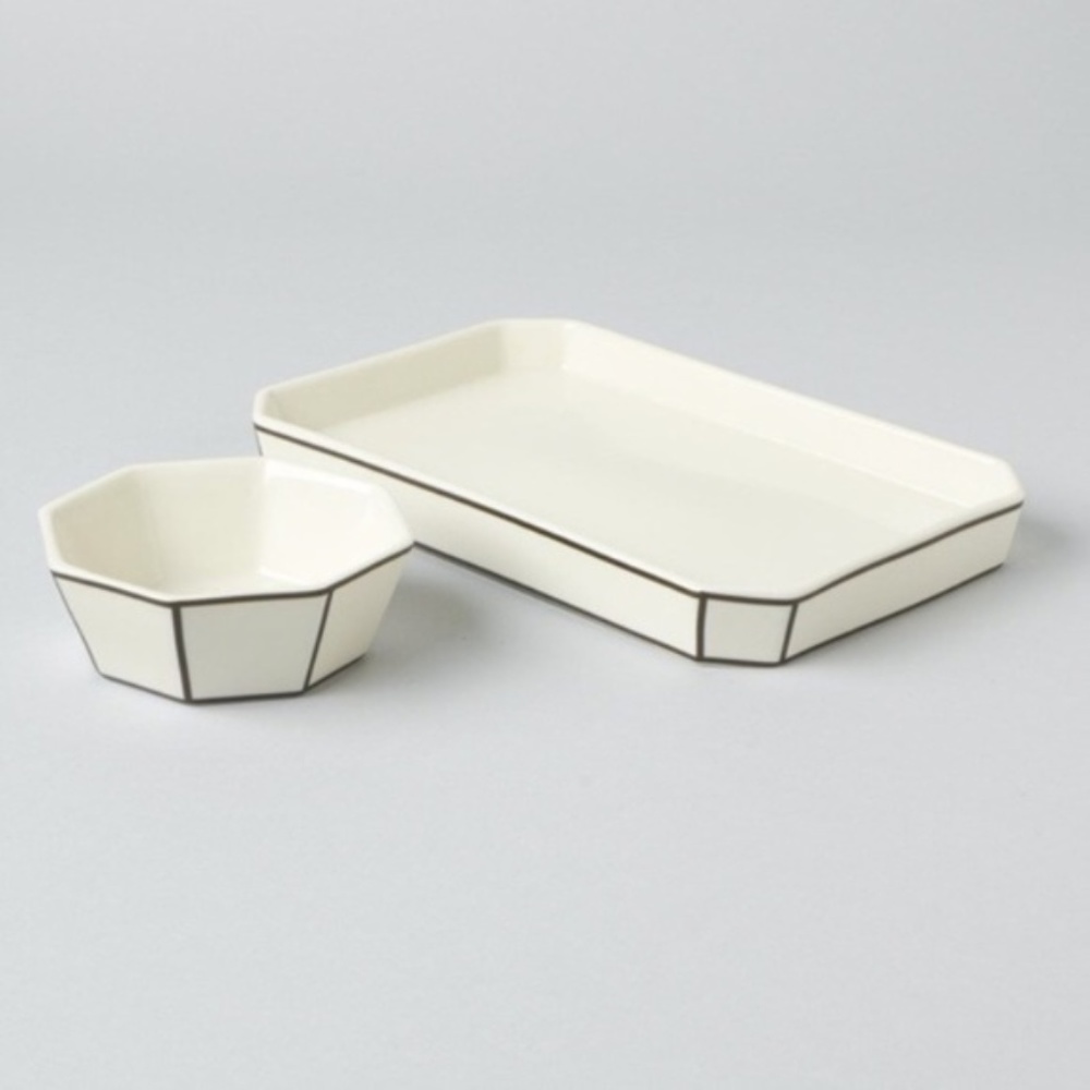 Odeme Catchall & Ring Dish Black Edge